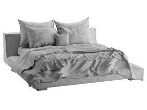 bed 01 Model 3D