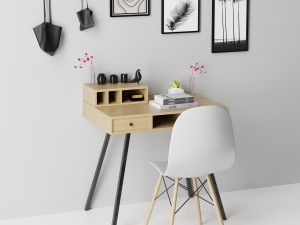 desk 01 Model 3D