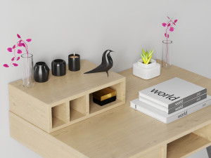 desk 01 Modèle 3D