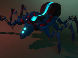 スパイダーロボット 3Dモデル