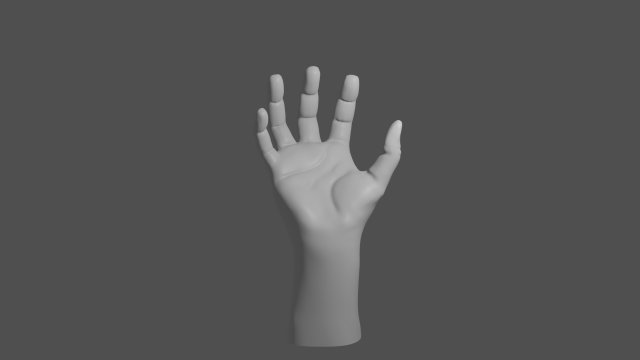 basic hand 3Dモデル .c4d .max .obj .3ds .fbx .stl .blend 