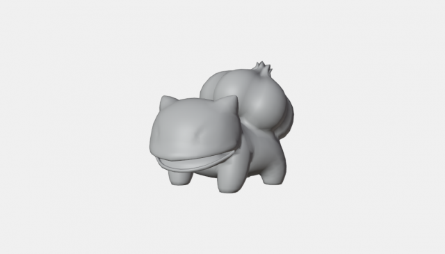 bulbasur pokemon basic 3D Принт Модель .c4d .max .obj .3ds .fbx .stl .blend 