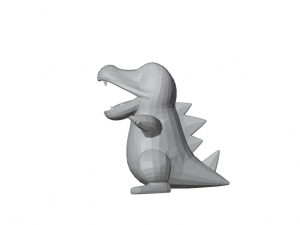 totodile pokemon basic 3D 打印模型