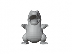 totodile pokemon basic 3D 打印模型