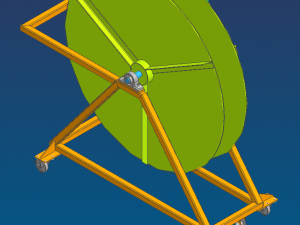chain storage wheel Modelo 3D