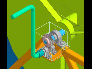 chain storage wheel 3D Model