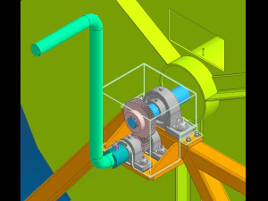 chain storage wheel 3D Model