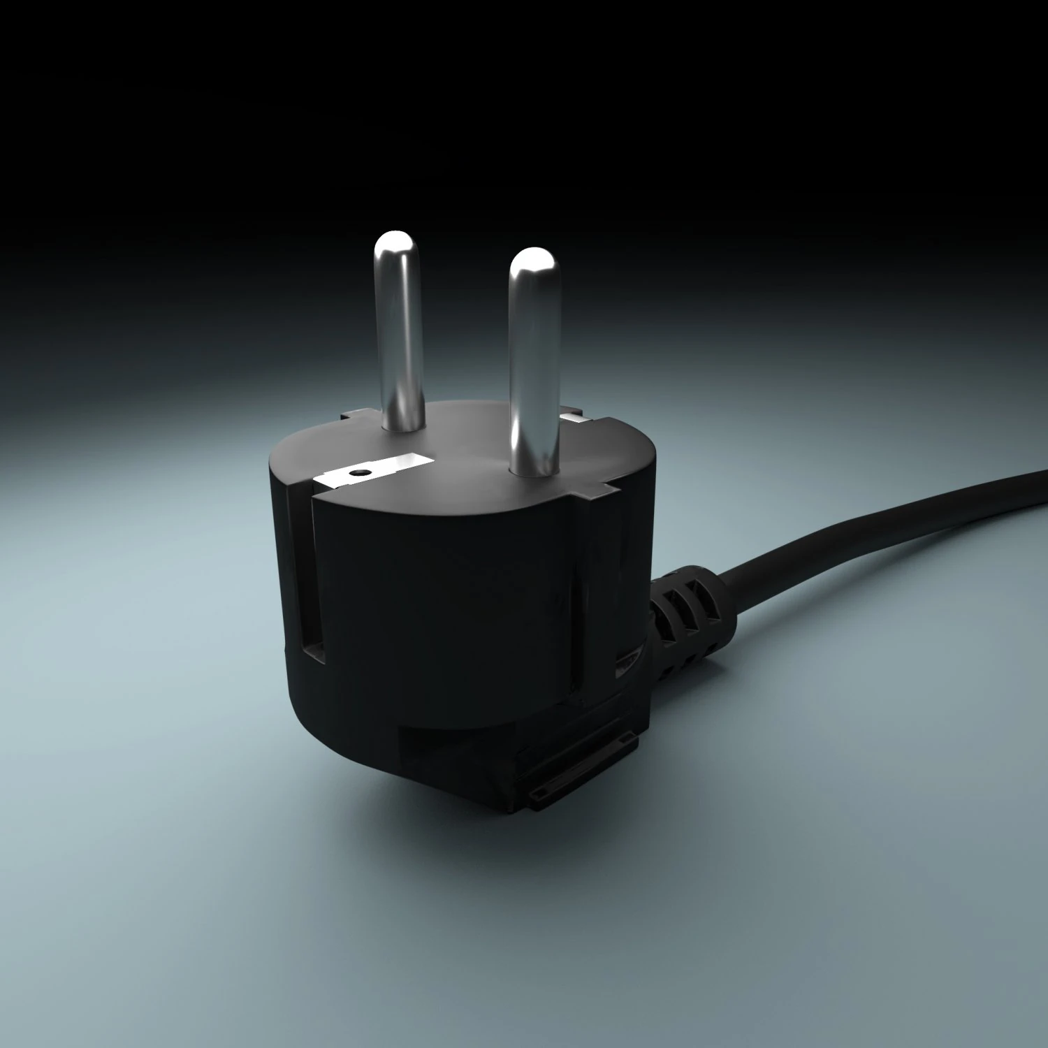 electric plug 3D Model .c4d .max .obj .3ds .fbx .stl .blend 