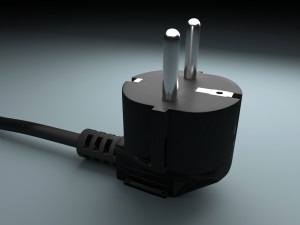 electric plug Modelo 3D