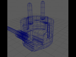 electric plug Modelo 3D