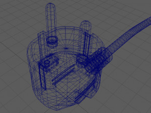 electric plug Modelo 3D