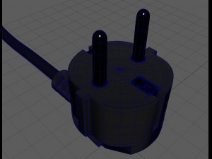 electric plug Modelo 3D
