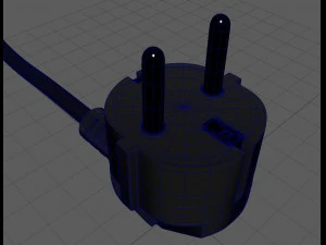 electric plug 3D Model