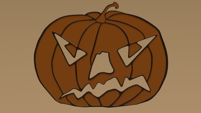 pumpkin Modelo 3D .c4d .max .obj .3ds .fbx .stl .blend 