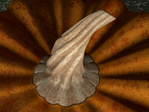 pumpkin with burning coals Modelo 3D