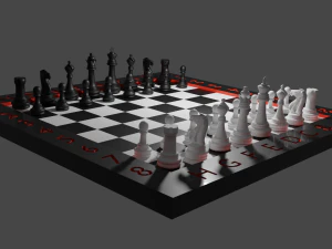 chessboard 3D Model