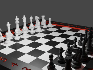 chessboard 3D Model