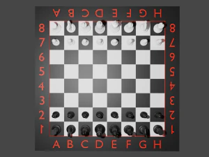 chessboard 3D Model