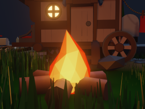 fire 3D 模型