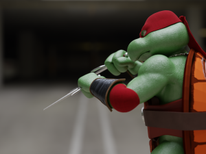 Teenage Mutant Ninja Turtles Raphael 3D Модель