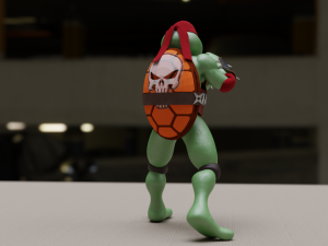 Teenage Mutant Ninja Turtles Raphael 3D Модель