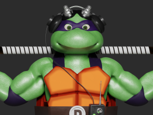 Teenage Mutant Ninja Turtles Donatello Modello 3D