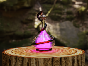 PotionBottleThe vessel Modello 3D