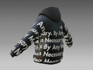 Goku drip - jacket - low poly low-poly 3D Model