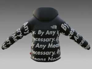 Goku drip - jacket - low poly low-poly 3D Model