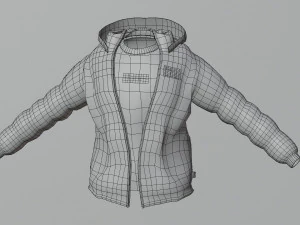 Goku drip - jacket - low poly low-poly 3D Model