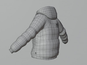 Goku drip - jacket - low poly low-poly Model 3D