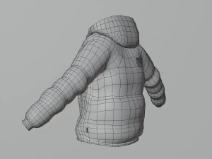 Goku drip - jacket - low poly low-poly 3D Model