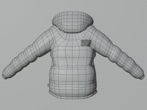 Goku drip - jacket - low poly low-poly Model 3D