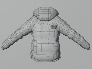 Goku drip - jacket - low poly low-poly 3D Model