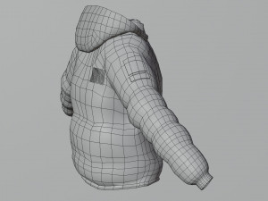 Goku drip - jacket - low poly low-poly Model 3D