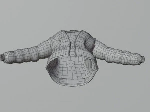 Goku drip - jacket - low poly low-poly 3D Model