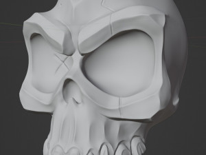 Stylized Skull 3D Модель