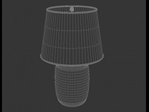 ralph lauren adela lamp 3D 모델