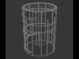 tavolo tic tac del panettiere Modello 3D