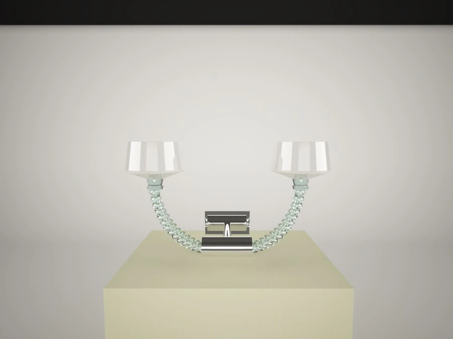 barovier e toso twins applique 3D Model .c4d .max .obj .3ds .fbx .stl .blend 
