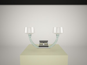 barovier e toso twins applique Modèle 3D