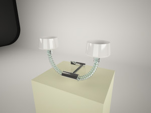 barovier e toso twins applique 3D Модель