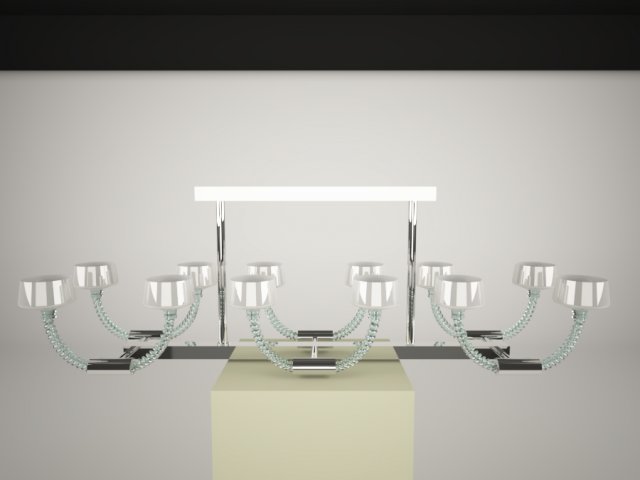 barovier e toso twins lamp cieling 3Dモデル .c4d .max .obj .3ds .fbx .stl .blend 