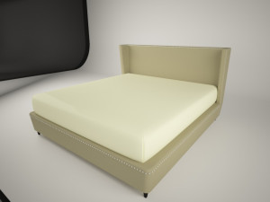baker bed mod 3827k Modello 3D