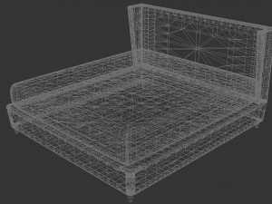 baker bed mod 3827k Modello 3D