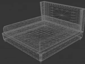 baker bed mod 3827k 3D Model