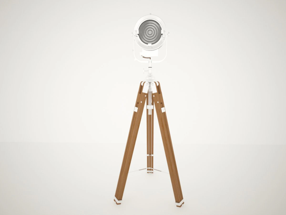 ralph lauren montauk search light floor lamp 3D Model .c4d .max .obj .3ds .fbx .stl .blend 