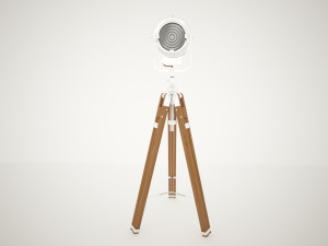 ralph lauren montauk search light floor lamp 3D मॉडल