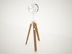 ralph lauren montauk search light floor lamp 3D मॉडल