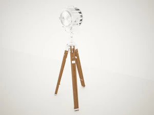 ralph lauren montauk search light floor lamp 3D Model